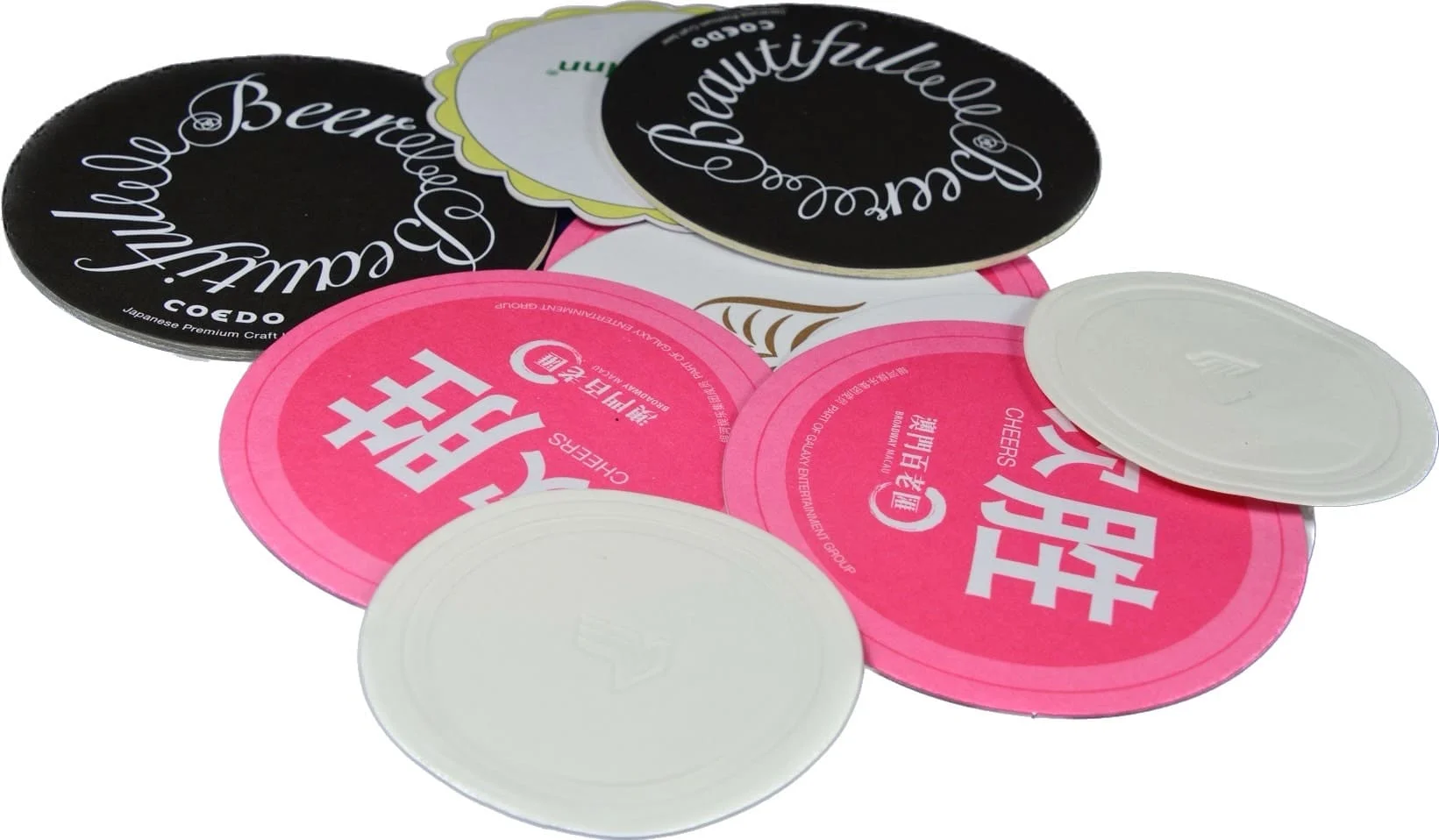OEM ODM Tissue Paper Drink Customized logo Printing Absorbent paper coasters machine