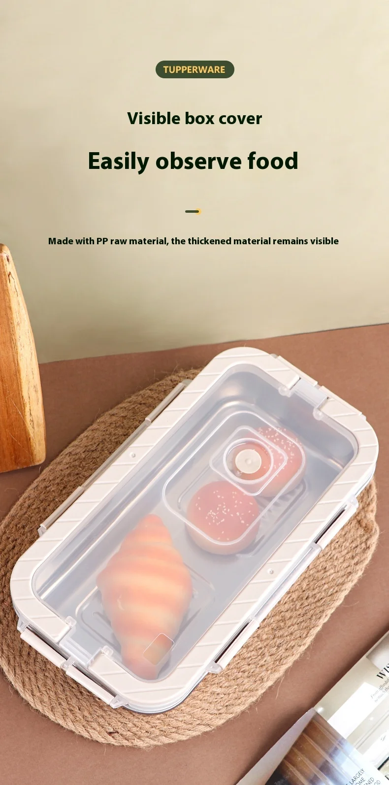 product modern portable stainless steel fresh keeping box square dumpling kitchenware sealed storage for food-9