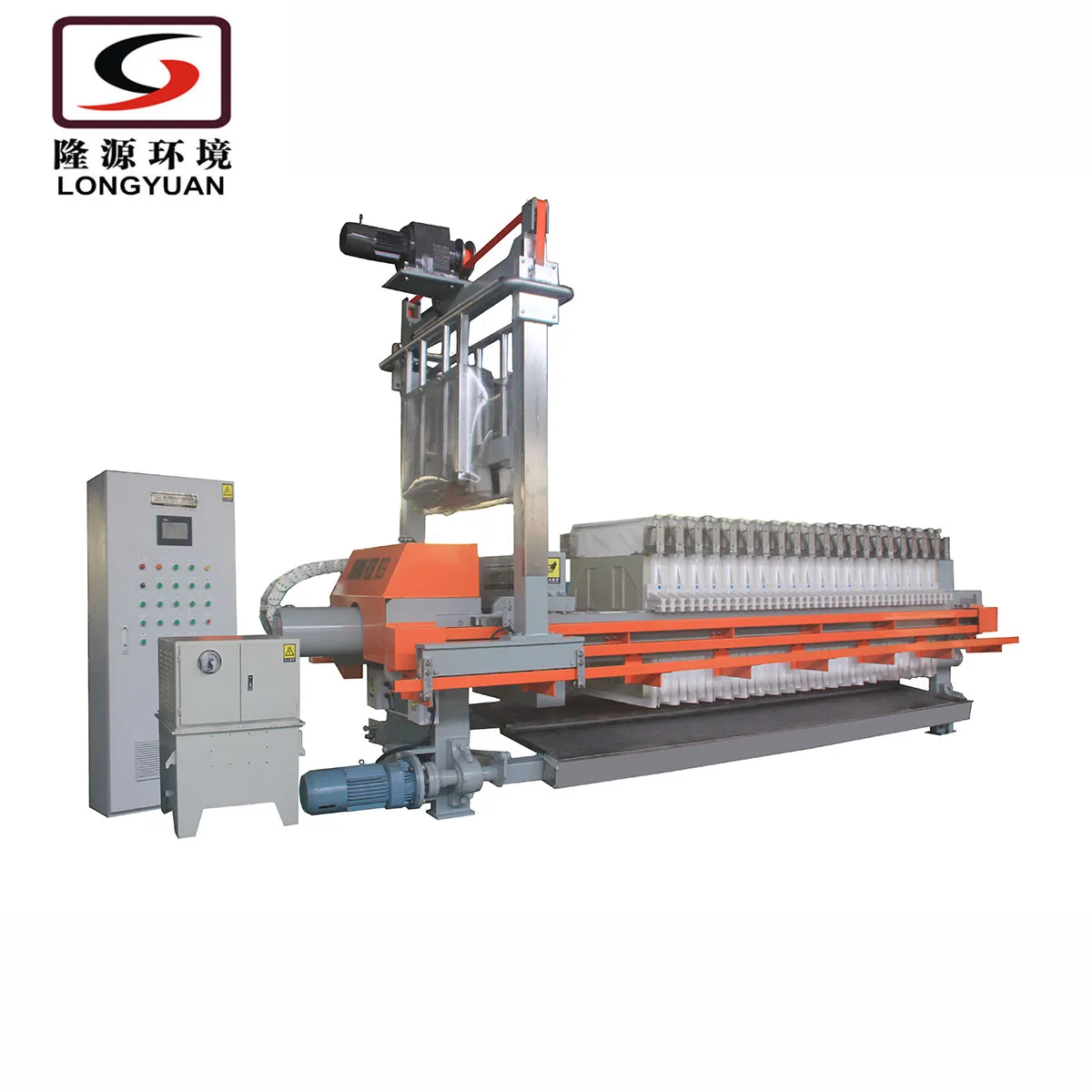 Zhejiang Longyuan Opening Automatic Chamber Membrane Filter Press ...