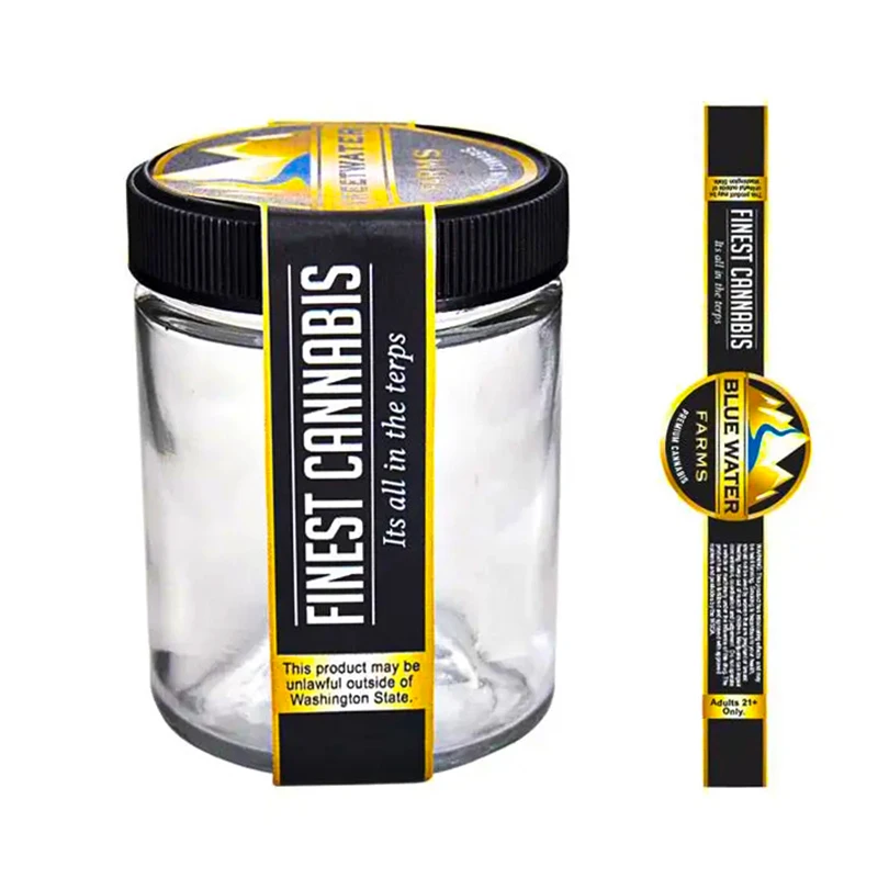 Custom Packaging Design Printed Self Adhesive Honey Jar Tamper Proof Bottle Security Small Jar Seal Sticker Label for Honey Jars
