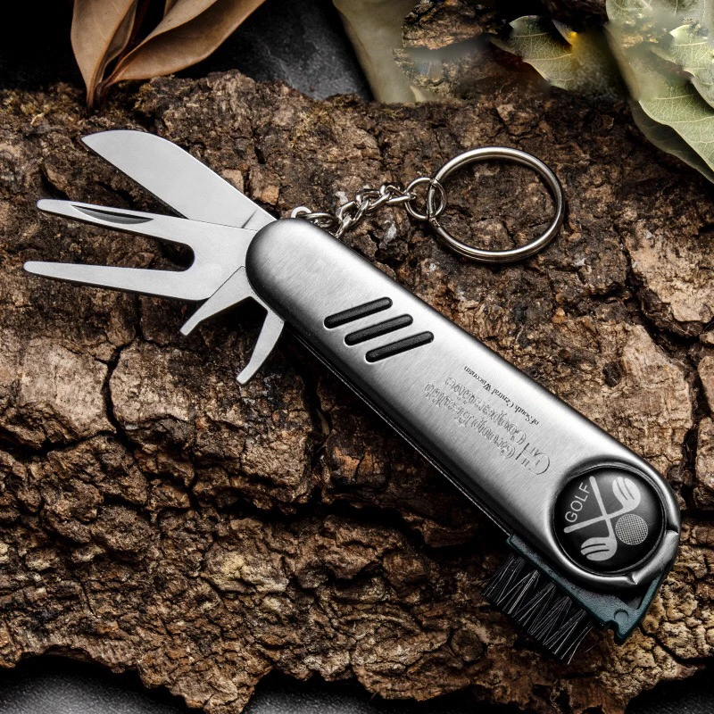 Free Sample 6 in 1 Multi Functional Golf Repair Divot Tool With Marker