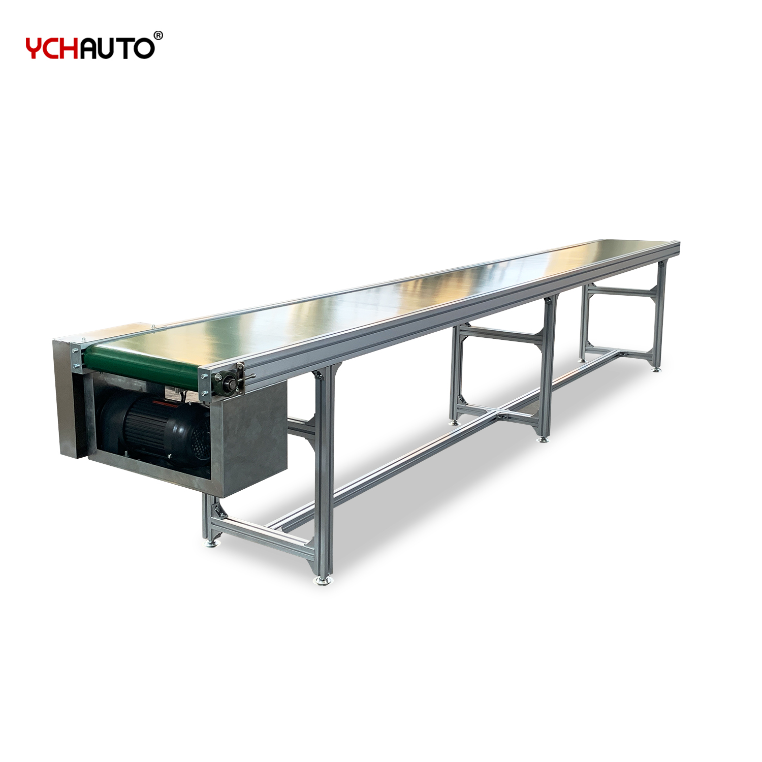 Small Conveyor System Automated Warehouse Unloading Pvc Pu Belt
