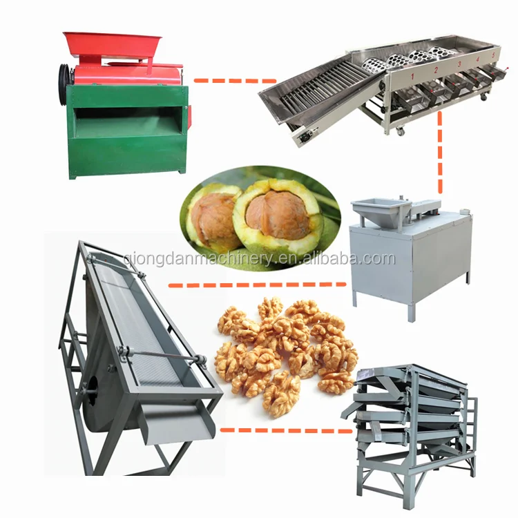 1000 kg/h 美国核桃生产线核桃脱壳机| Alibaba.com