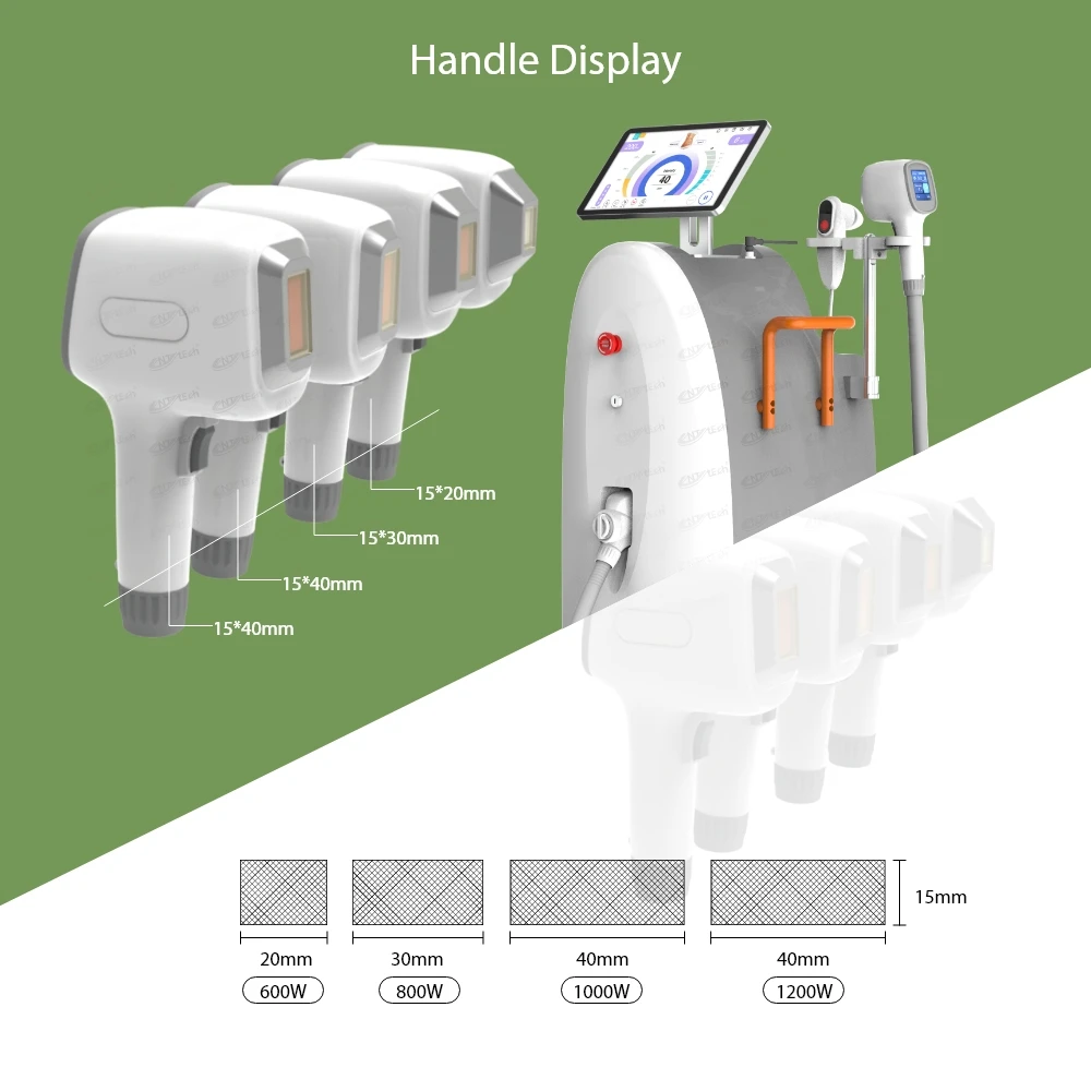 UNT  Professional Newest Diode Laser 3 Wave Hair Removal Machine 808nm