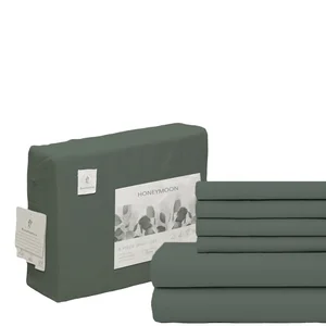 HONEYMOON 85gsm Super Soft Microfibre 6pcs Customized Eucalyputs Scented Bulk Bed Sheets