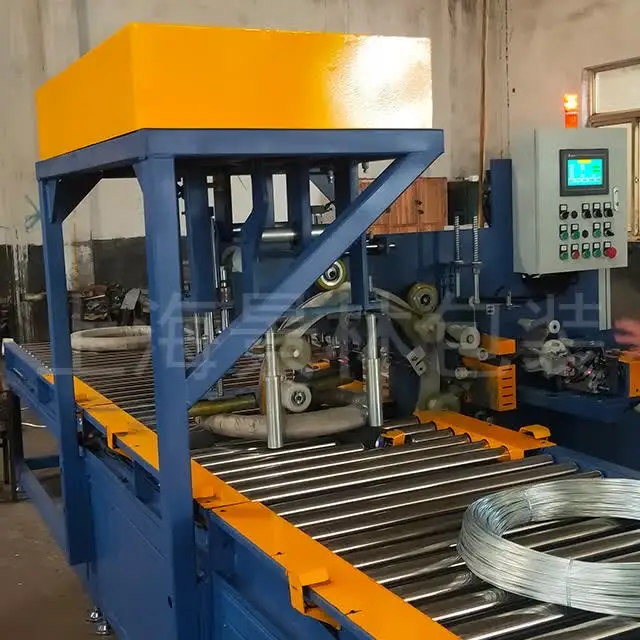 JL Automatic Horizontal Steel Wire Rope Packaging Machine Steel Wire Rope Wrapping Machine