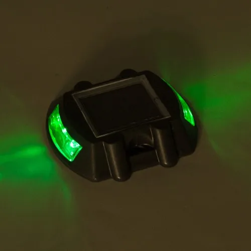 Наземная садовая колода для газона уличные водонепроницаемые лампы алюминиевые наружные 6 светодиодов Дорожная безопасность шпильки Солнечная