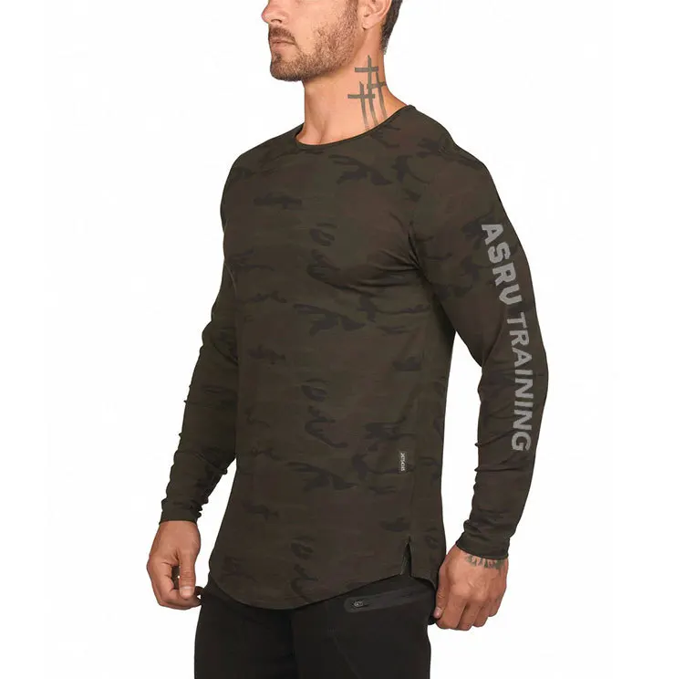 Wish 2021 T Shirt Lengan Panjang Untuk Pria Baju Katun Murni Kamuflase Warna Baru Leher Bulat Kasual Pria Buy 2021 Gaya Baru T Shirt Lengan Panjang Untuk Pria Kaos Pria Katun Murni Kamuflase Warna Pakaian Leher