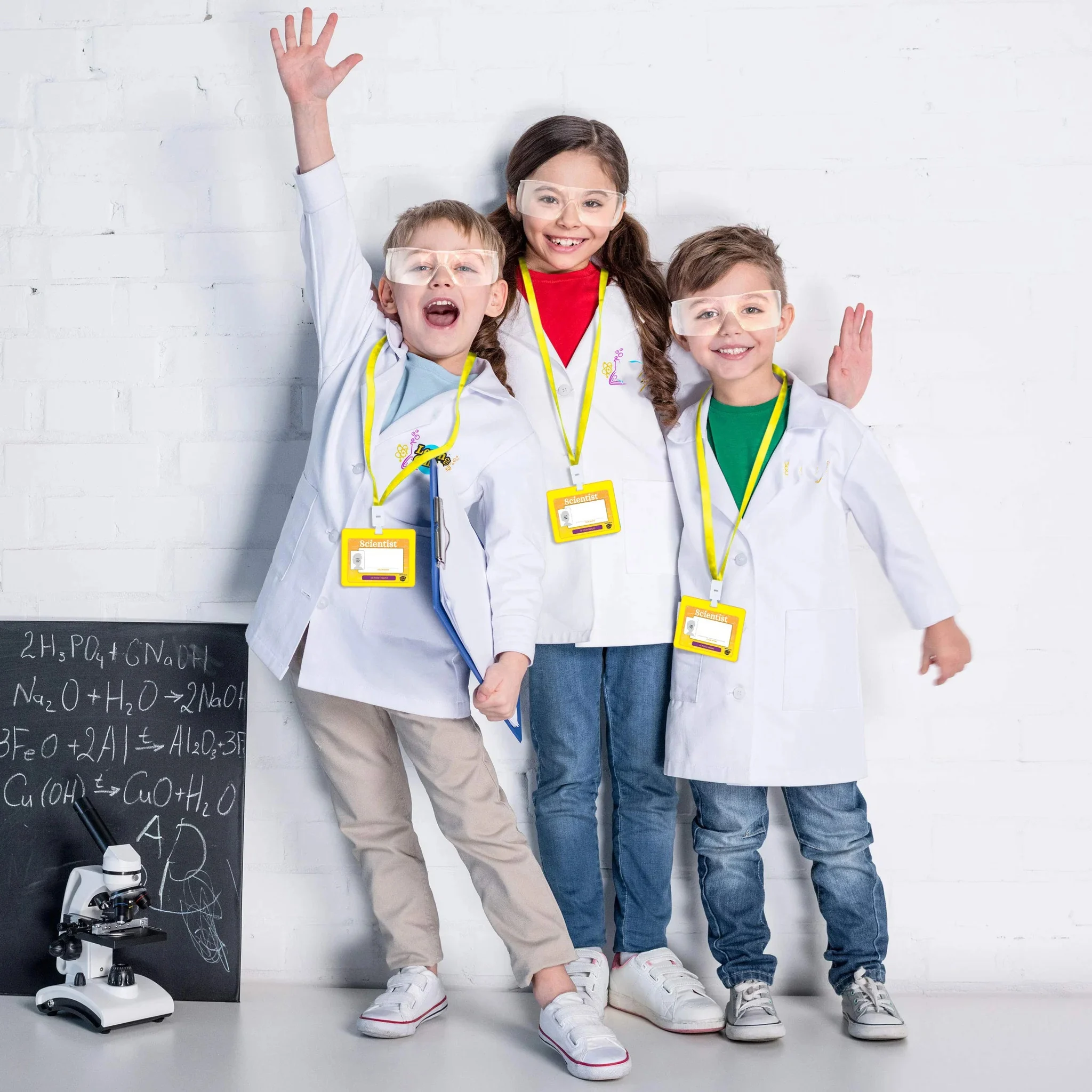 Wholesale Natural Uniforms Children's Lab Coat Doctor Science
