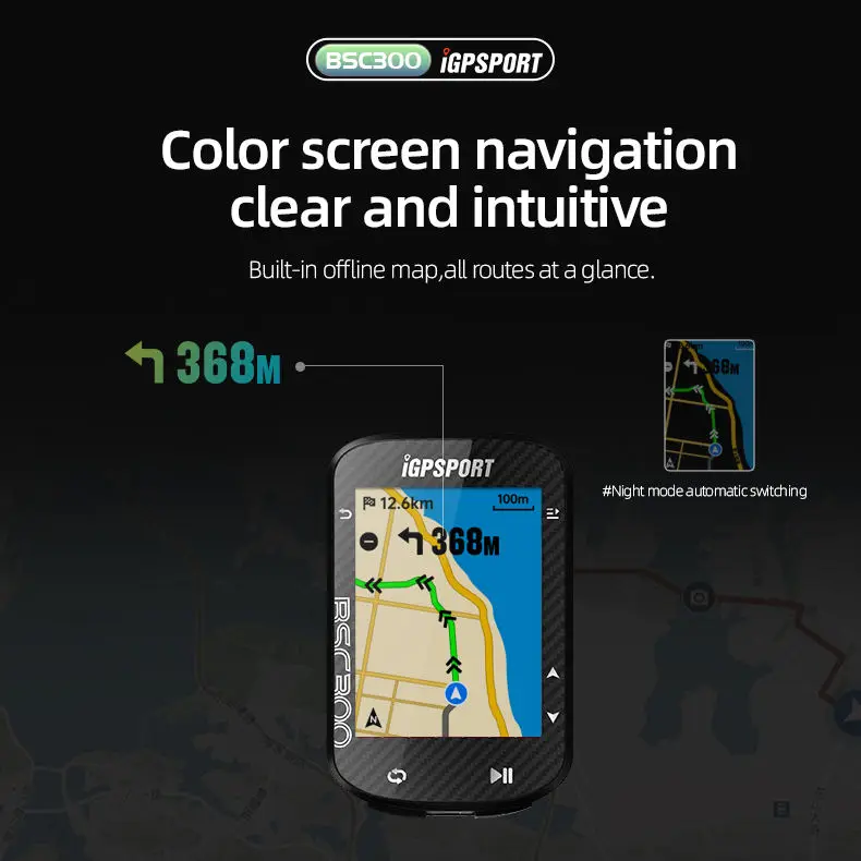 iGPSPORT BSC300 GPS Cycling Computer & Smart Trainer