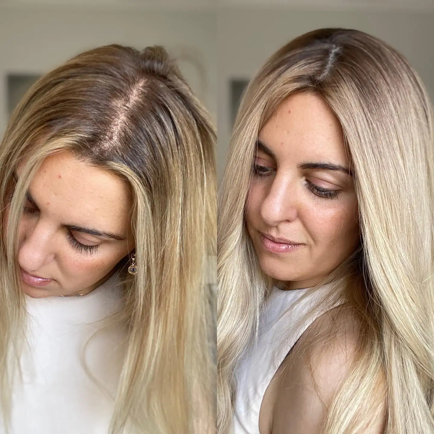 European Virgin Cuticle Aligned Human Hair Natural Color Straight 14 Inch French Lace Silk Base