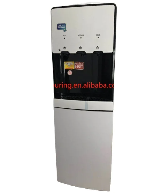 Hot Cold Compressor Cooling Free Standing Water Dispenser With Refrigerator
