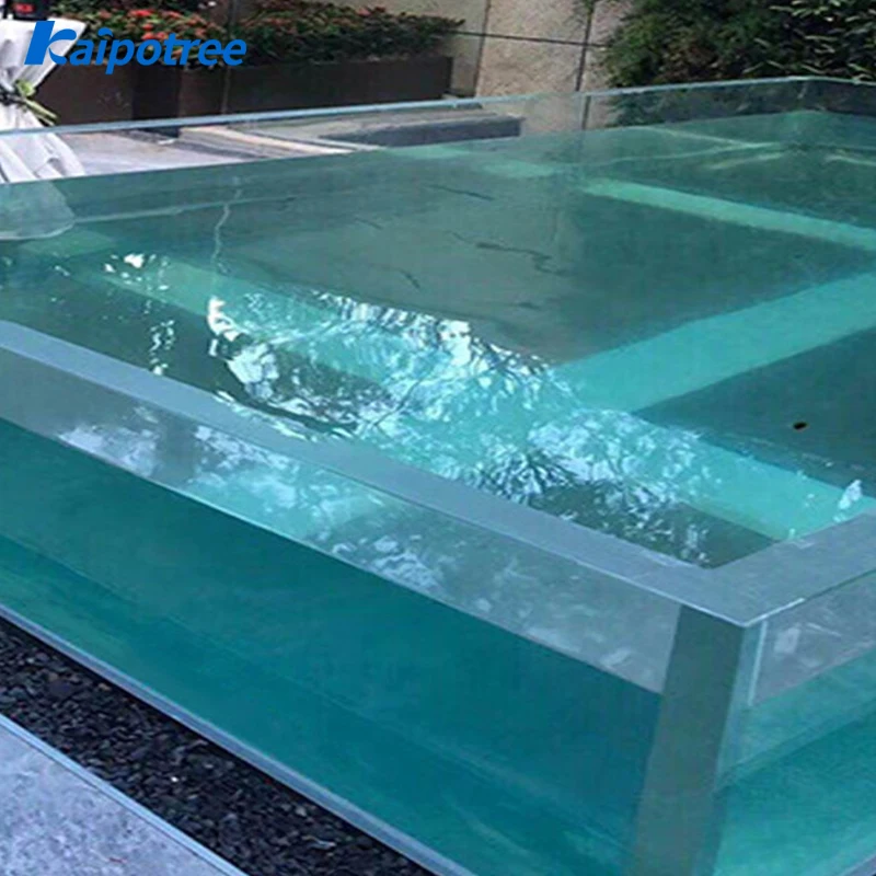 Custom Ultra Clear Acrylic Aquarium Fish Tank Round Corner Outdoor