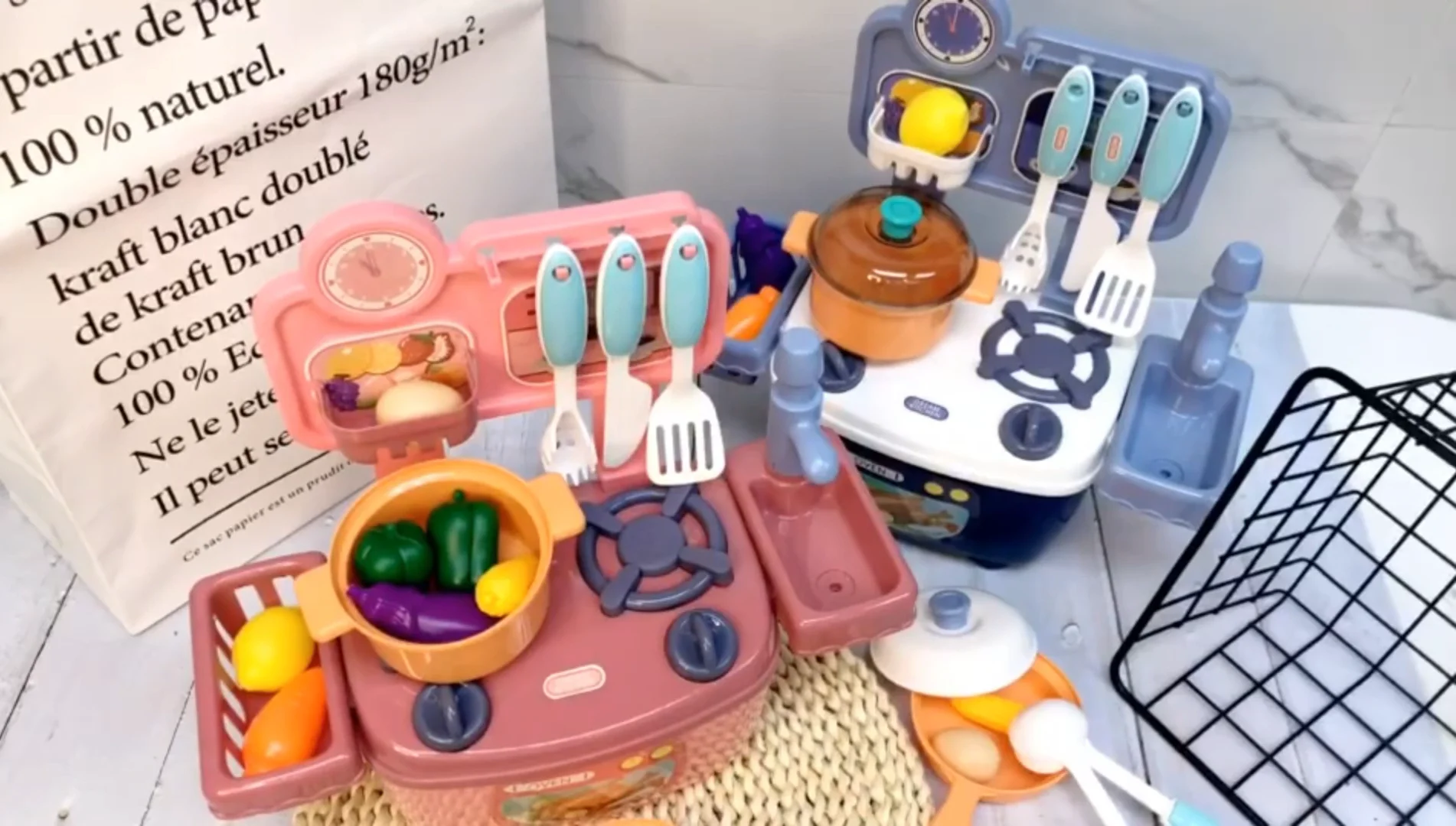 Children's Simulation Girl Cooking Family Toy Mini Kitchen Set Buy Plastic Mini Toy Kitchen