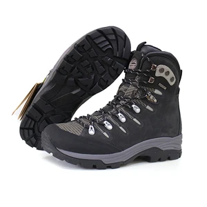 OEM ODM Custom Waterproof Factory Wholesale Outdoor Suede Leather Trekking Boot Nylon Rubber Hiking and Mountain Boots