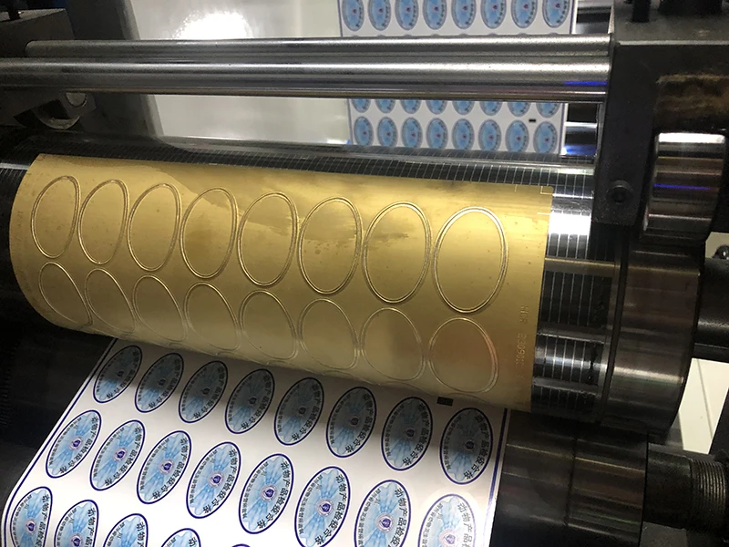 High Speed Intermittent Roll to Sheet Rotary Label Die Cutting Machine with Slicing Station