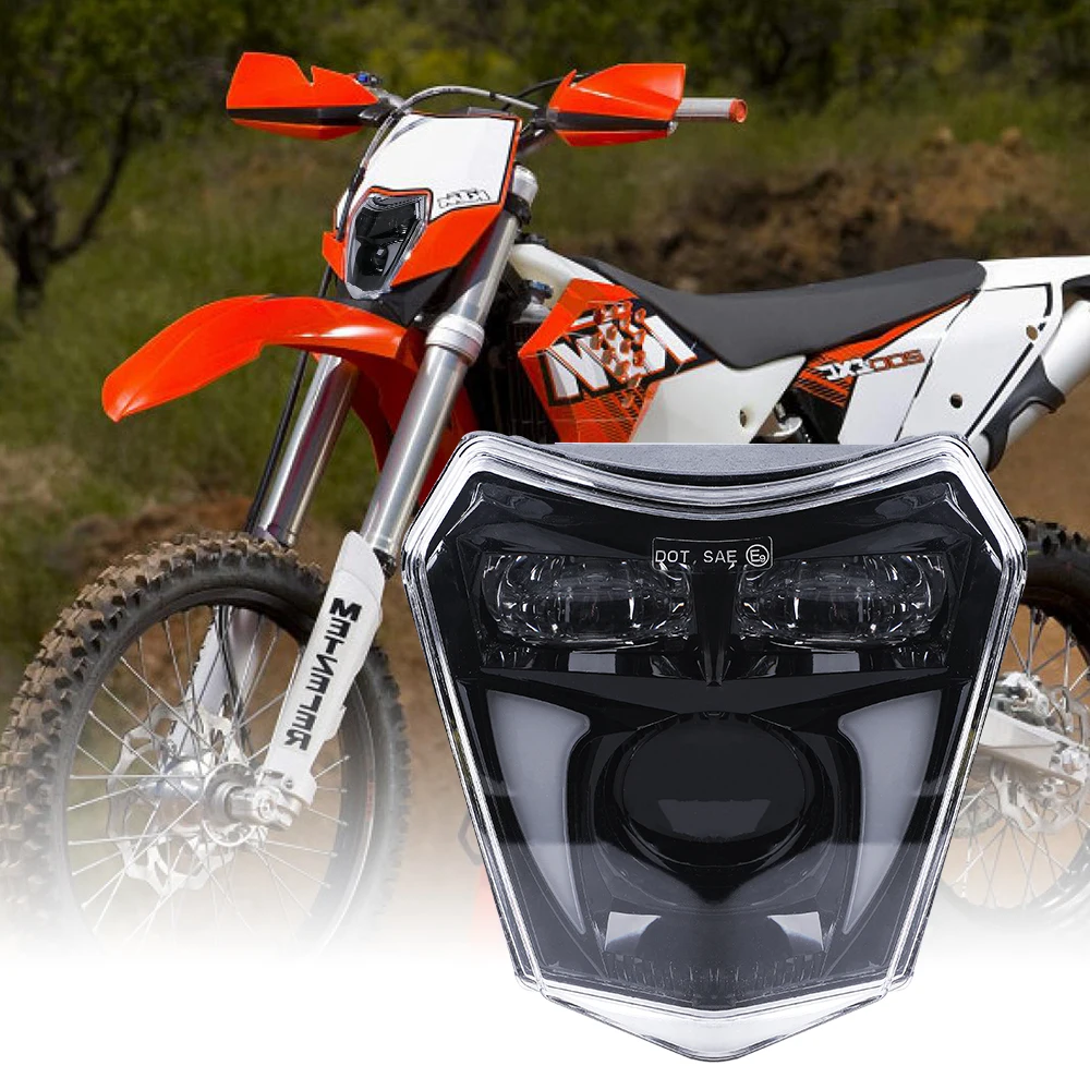 Maschera Faro LED Per KTM - Illuminazione Potente Per Enduro - Foto 9