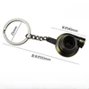 Small Turbo Keychain Turquoise