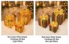 Red Green White Striped Christmas Gift Box