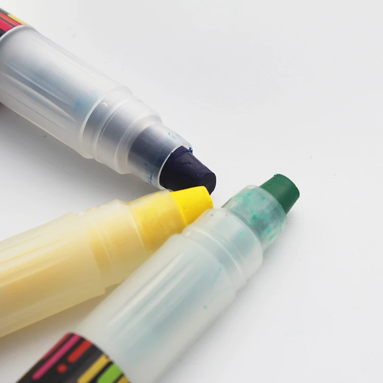 Недорогие нетоксичные моющиеся мелки для мелков 12 красочных художественных принадлежностей