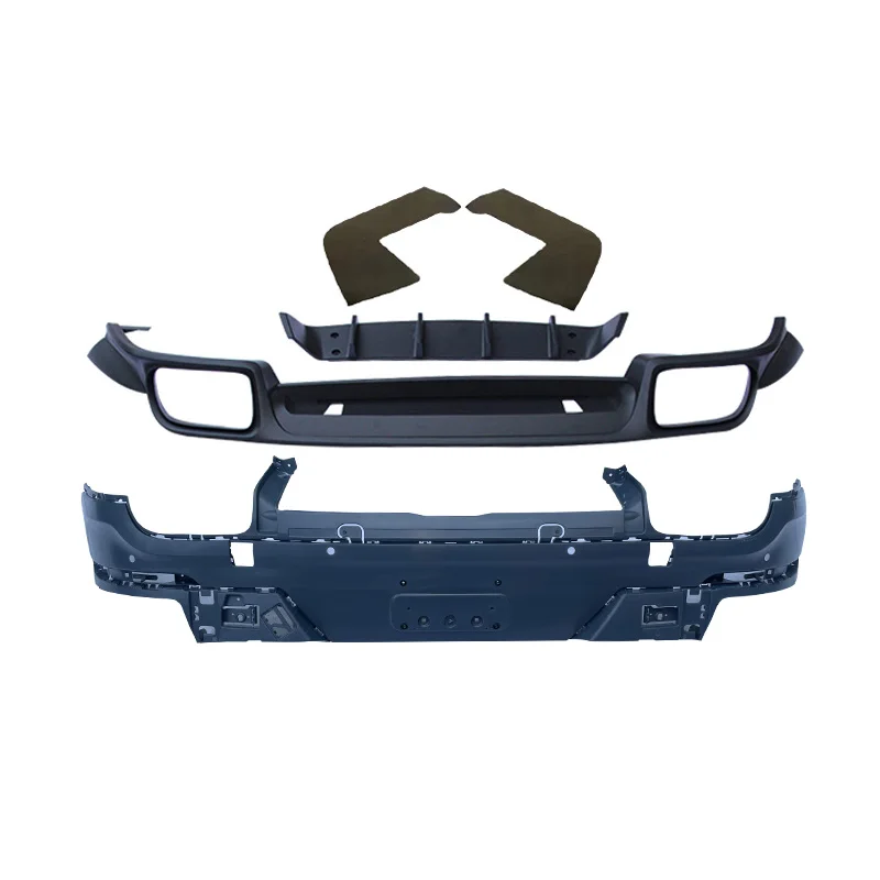 For Porsche 2018-2023 Cayenne Coupe Front Lip Body Kit Rear Bar Rear Lip Upgraded New Lower Guard 9YA 9Y0