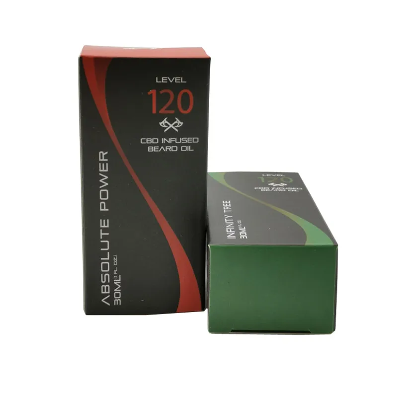 Custom Printed  10ml 15ml 30ml CBD Dropper Bottle Box Empty Packaging