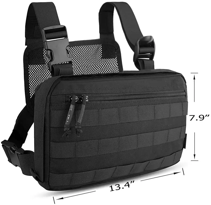 New Chest Rig Men Bag Casual Function Outdoor Style Chest Bag Small Ta –  Kellusa