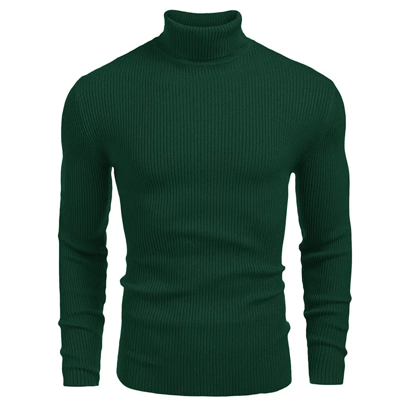 Corset Men Sweaters Autumn Soft Warm Pullover Turtle Neck Sweater Winter Long Sleeve Knit Turtleneck Men