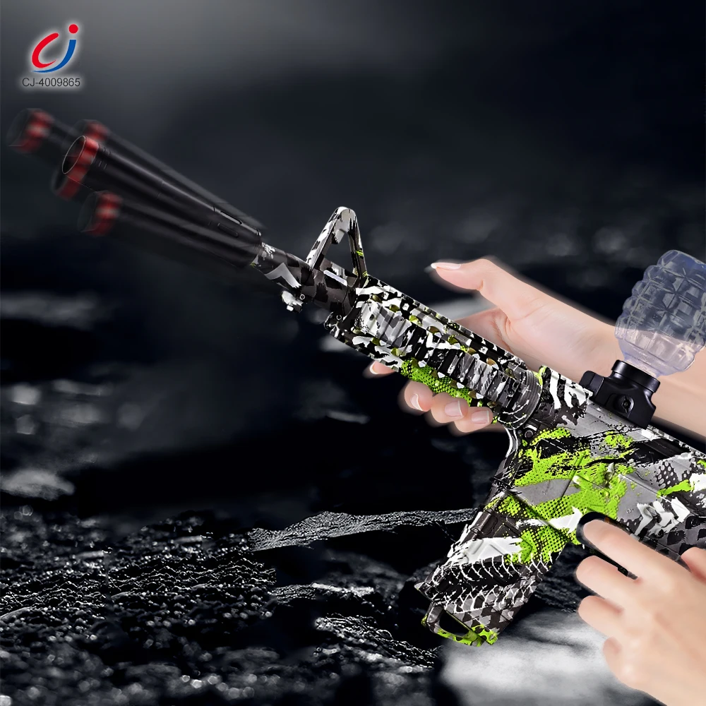 Chengji Hot Style Battery Operated Electric Toy Gun Shooting M4 Graffiti Electric Toy Gun Bullet Toy Guns for Boys