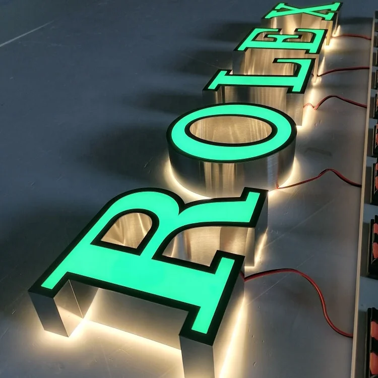 Panter periode jeg er enig Wholesale Custom 3D LED sign Waterproof Boundless Frontlit Letter Signs  Signage For Door LOGO Indoor And Outdoor From m.alibaba.com