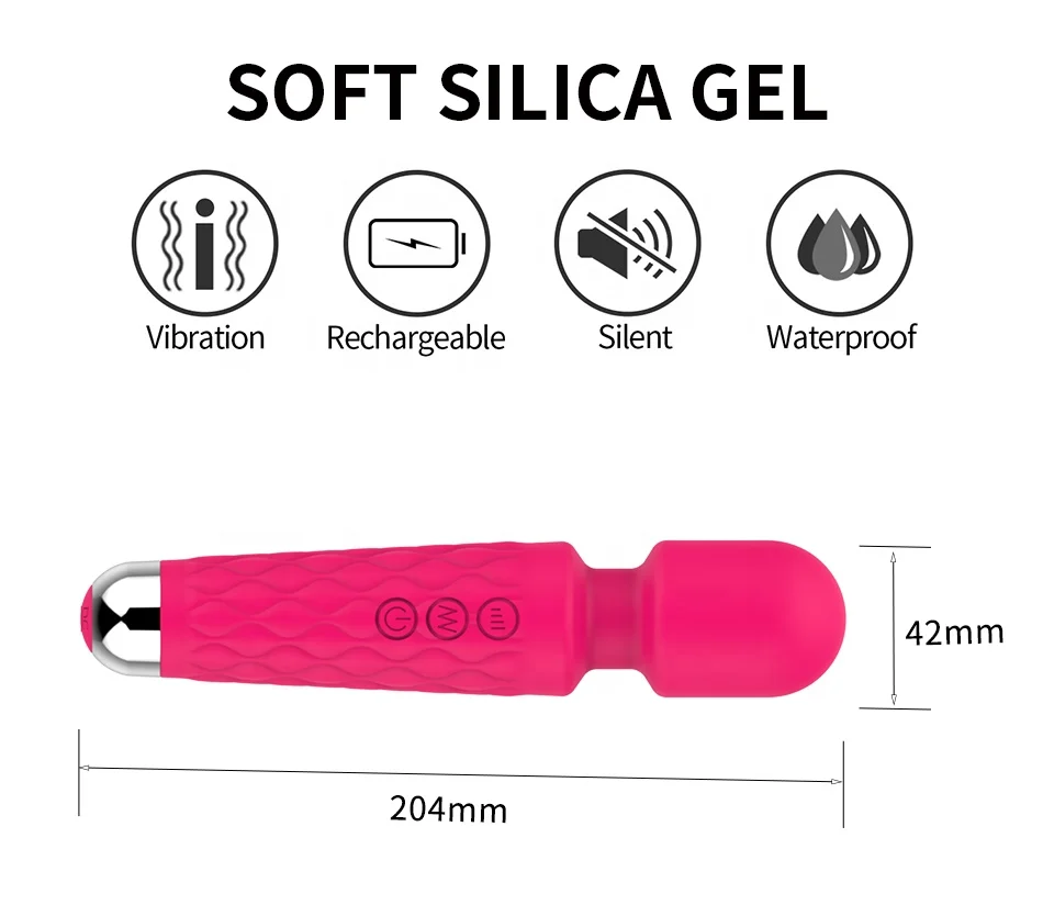 Amazon OEM/ODM Sex Toys for Women Adult Vibration Clitoris Stimulator  G-spot AV Wand Massager