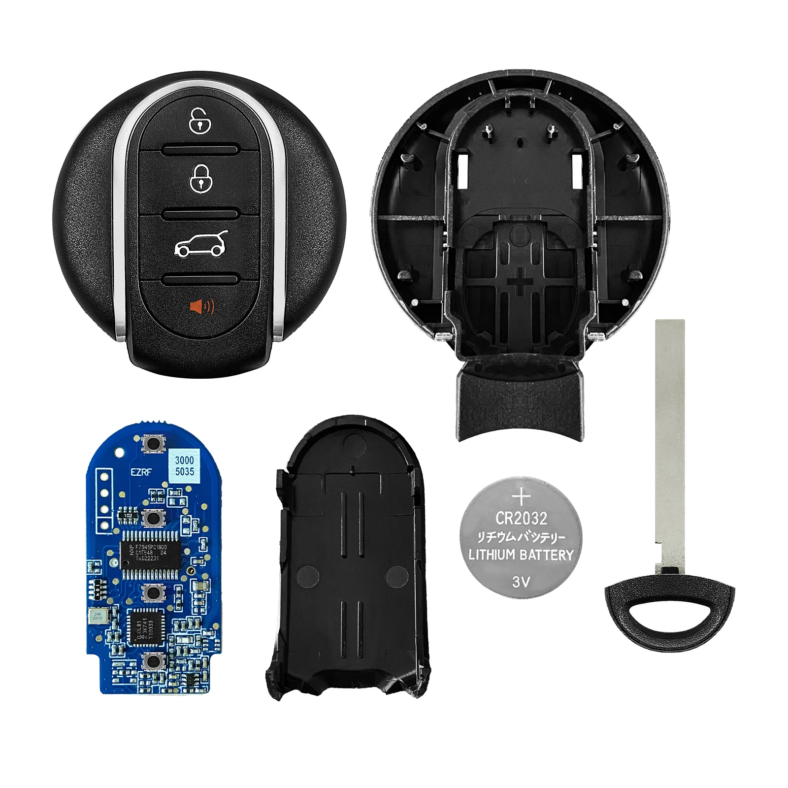 Für BMW MINI Cooper MINI F Serie F55 F56 2014 2015 2016 2017 2018 315 MHz 433 MHz Korea Smart Remote Auto Schlüssel 185409 -10 NBGIDGNG1  34
