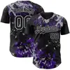 Black Purple Gray