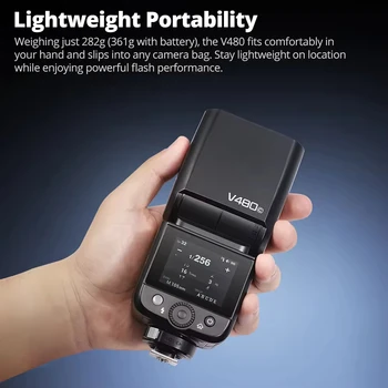 Godox New V480 TTL Speedlite Flash Light On-Camera Flash Speedlite Flash for Canon Sony Nikon Fujifilm Olympus detail image