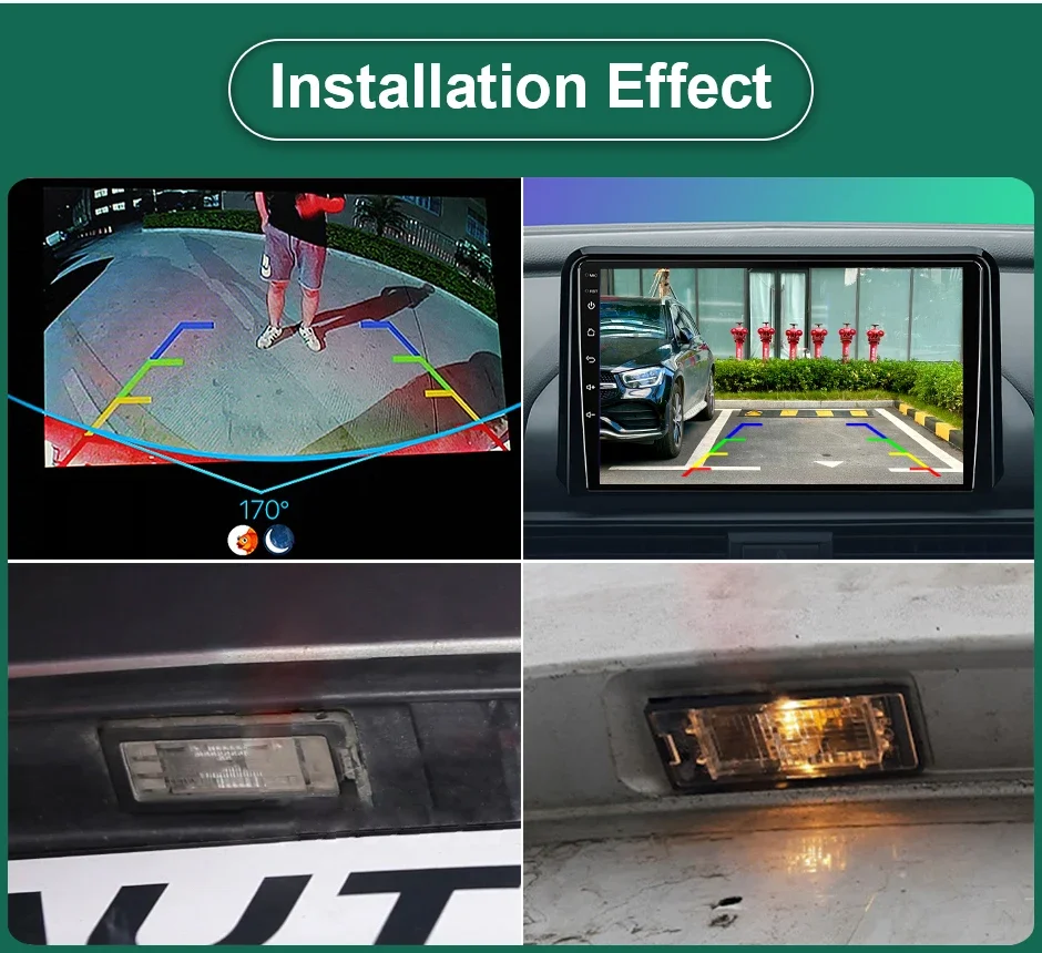 Rückfahrkamera Für Renault Fluence Dacia Duster - 170° Weitwinkel IP67 Wasserdicht