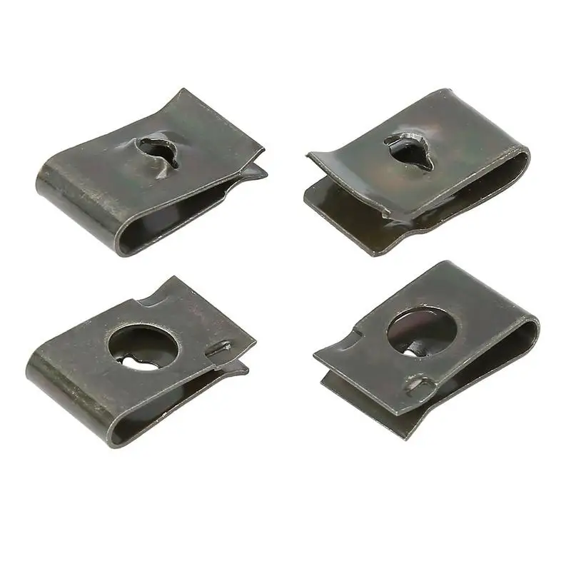 Custom Metal Stamping Spring U Shape Clip Metal Hanger with Clip