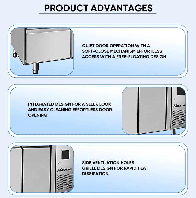 Beverage Cooler, Stainless, Steel, 420L, 4-Shelf - detail 10
