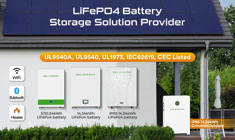 GSL ENERGY Energy 14.34Kwh Lifepo4 48V 100Ah 200Ah 280Ah Solar Lithium Battery 5Kwh 10Kwh 15Kwh Lithium Ion Batteries powerwall factory