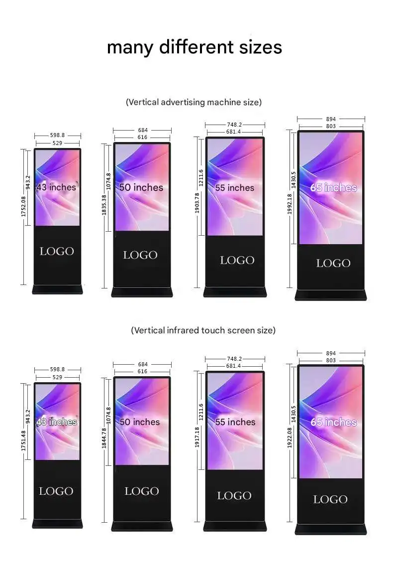 product 65 inch 4k 2000 nits uhd outdoor advertising display s650djj t01 for shopping mall with ip65 rating and 1 year warranty-7
