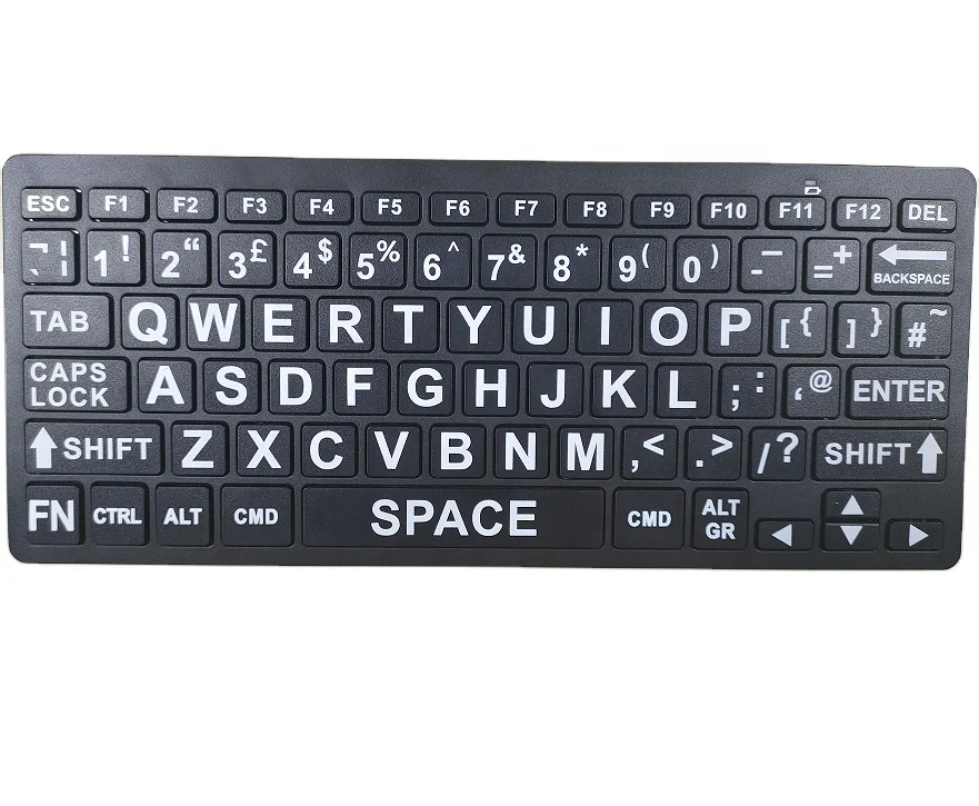 Large Letters Keyboard Wireless Bluetooth for Elderly
