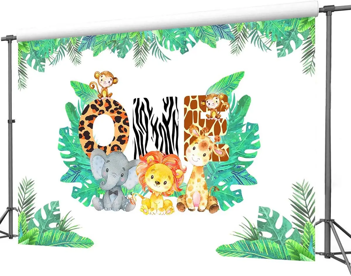 Adventure Go Wild Birthday Invio Abbracci Party Animals Tiger Lion