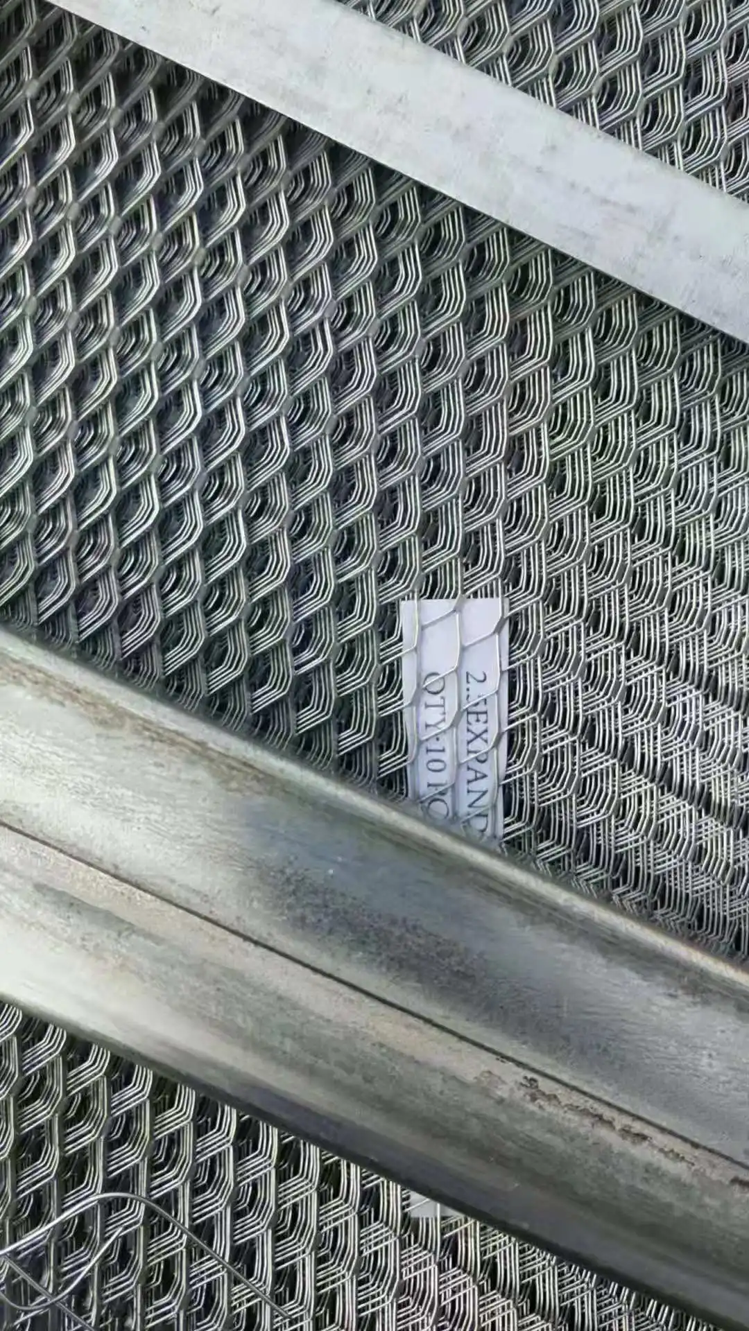 Raised Diamond Metal Lath Sheet Lath With Dimples Shapes For Stucco