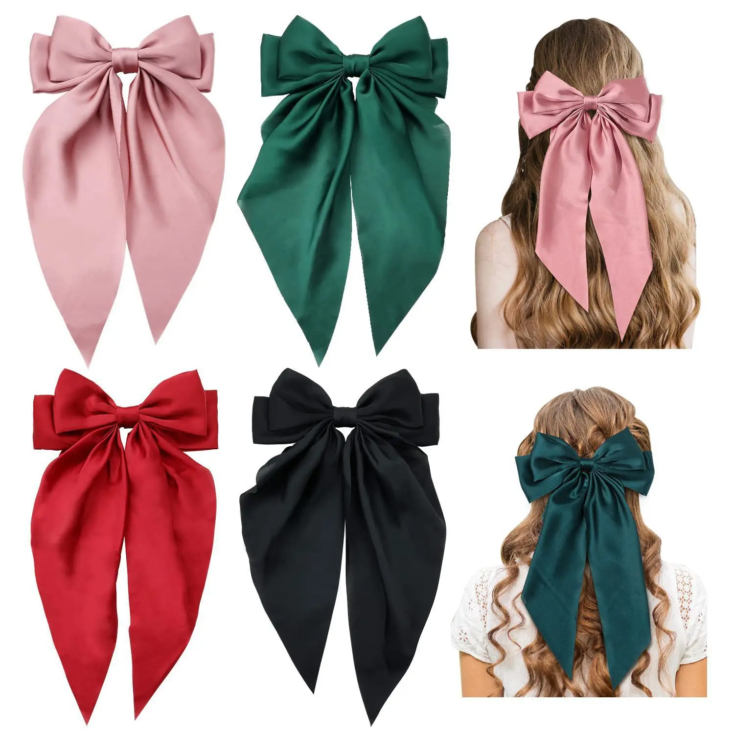 Handmade Women's Bow Hair Clip 38