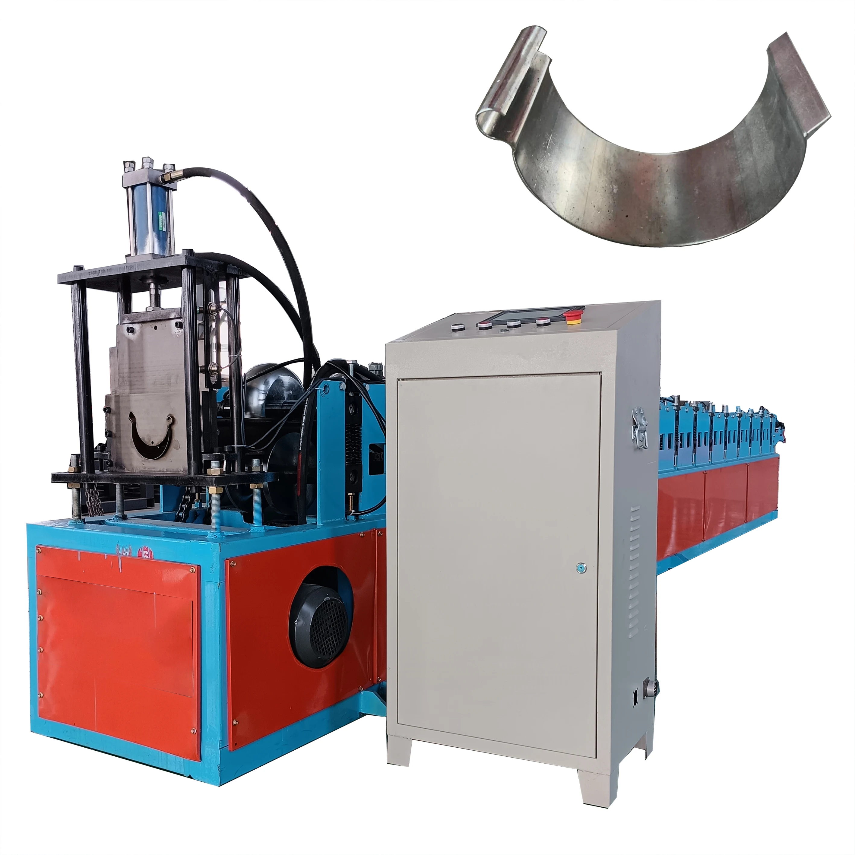 Downspout Gutter and Elbow Rain Water Steel Downpipe Spout Roll Forming Machines Metal Water Downspout Gutter Making Machine
