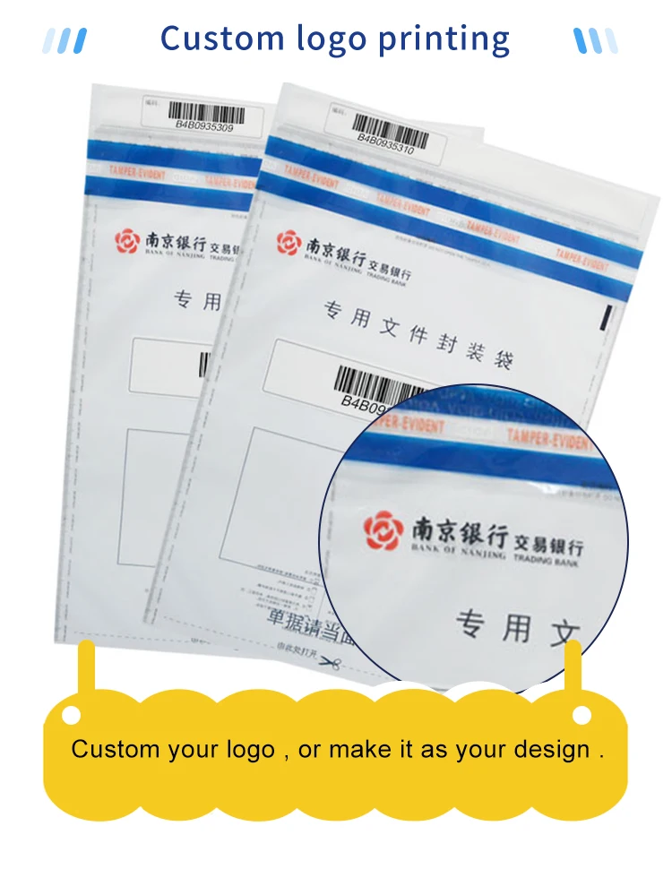 Control Group Tamper Evident Deposit Bags 9 X 12 Clear Pack Of 100 - Office Depot