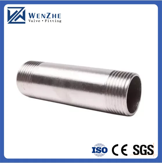 Stainless Steel Ss304 Ss316 Pipe Extended Male Thread Nipple Buy Male