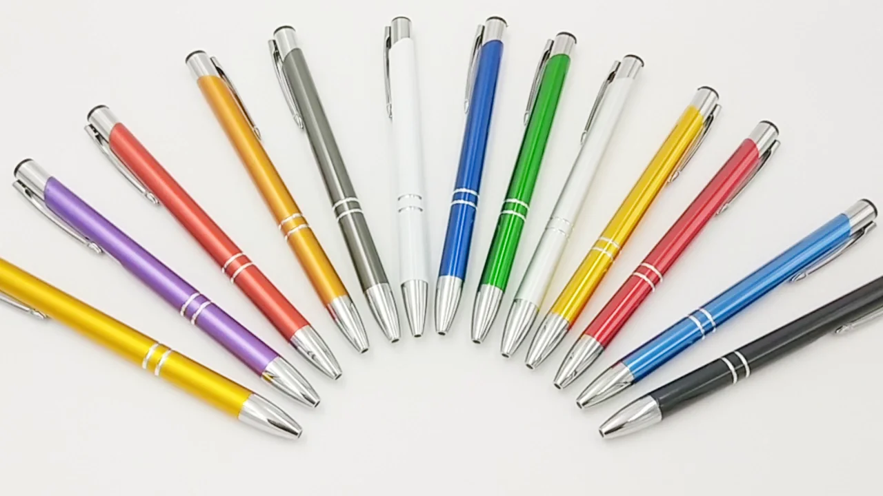 Factory Custom Metal Push Pens High Quality Cheap Price Promotional ...