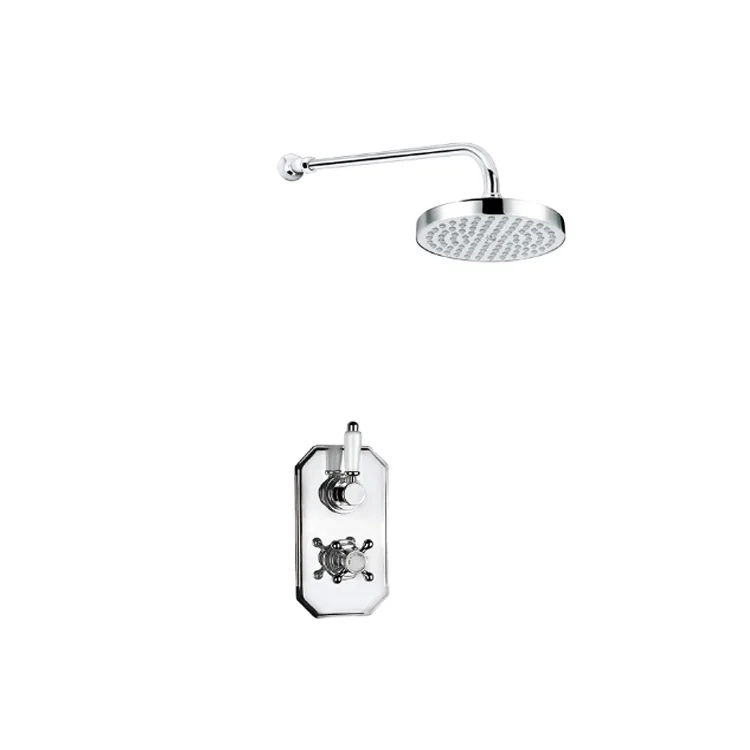 Modern Brass Single Function Concealed Thermostatic Shower