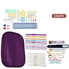 สีม่วง 100 ชิ้น