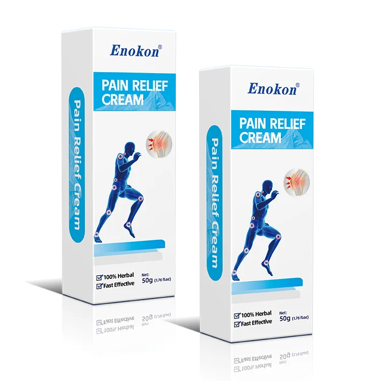 Wholesale Enokon Natural Herbal Skin Care Cream Leg Back Pain Relief Menthol 2-Year Shelf Life OEM/ODM MSDS Certified Customized